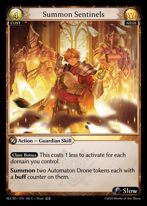 Summon Sentinels &mdash; Grand Archive TCG card