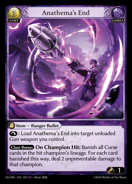 Anathema's End &mdash; Grand Archive TCG card
