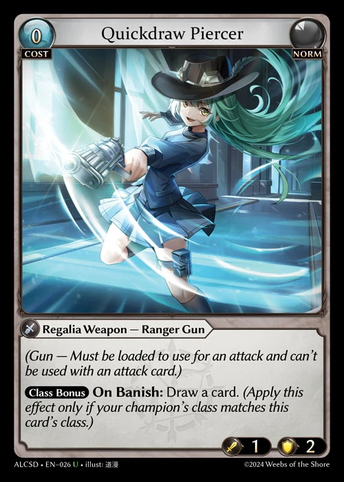 Quickdraw Piercer &mdash; Grand Archive TCG card