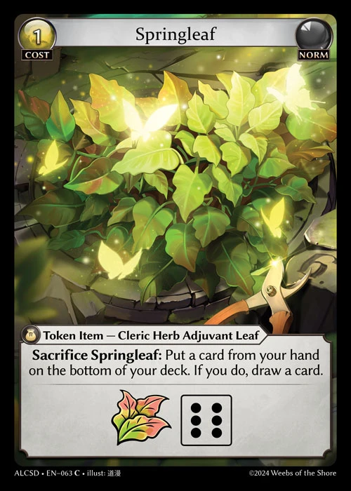 Springleaf &mdash; Grand Archive TCG card