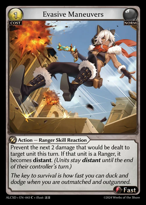 Evasive Maneuvers &mdash; Grand Archive TCG card