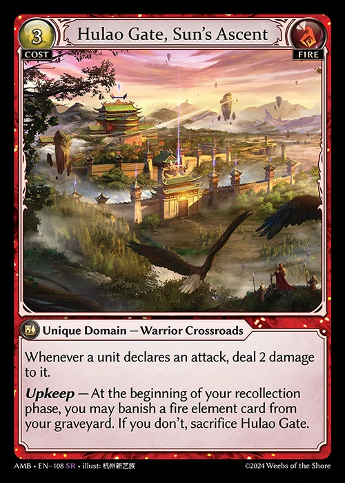 Hulao Gate, Sun's Ascent &mdash; Grand Archive TCG card