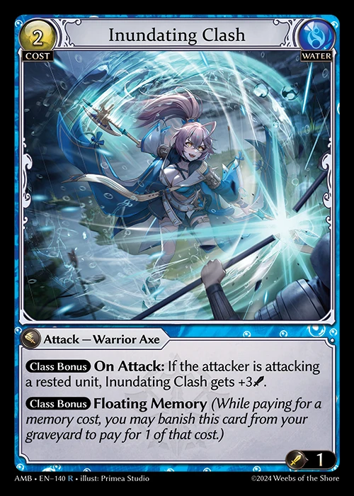 Inundating Clash &mdash; Grand Archive TCG card