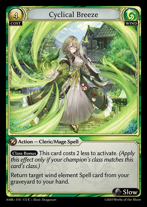 Cyclical Breeze &mdash; Grand Archive TCG card