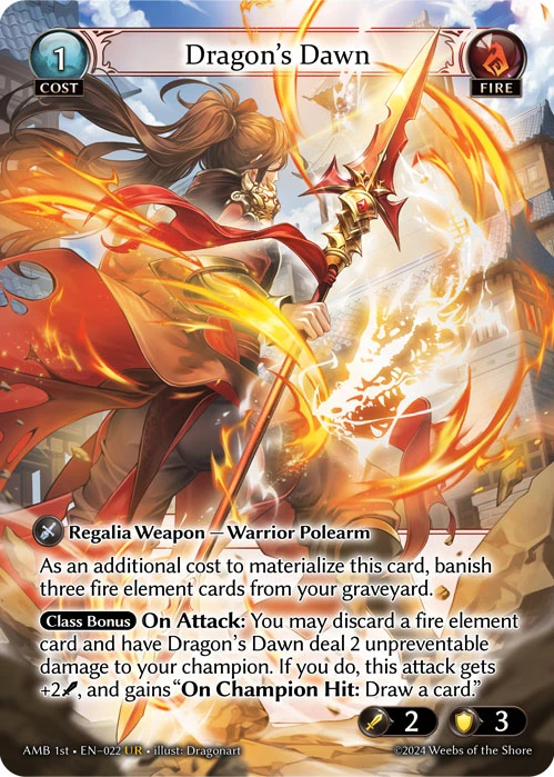 Dragon's Dawn &mdash; Grand Archive TCG card