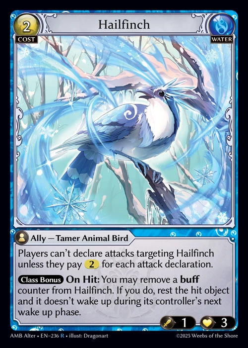 Hailfinch &mdash; Grand Archive TCG card
