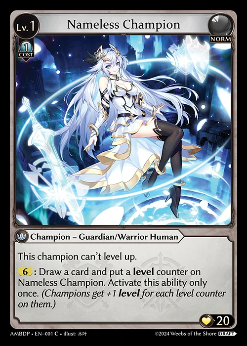 Nameless Champion &mdash; Grand Archive TCG card