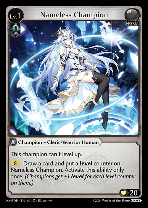 Nameless Champion &mdash; Grand Archive TCG card