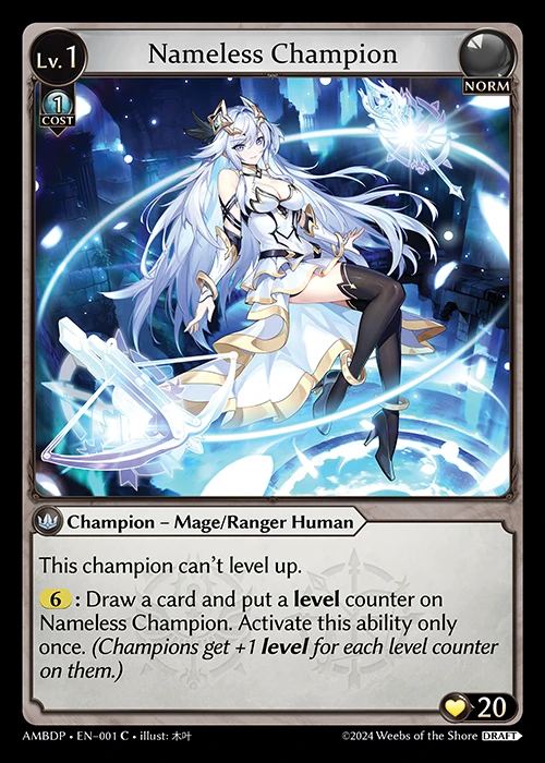 Nameless Champion &mdash; Grand Archive TCG card