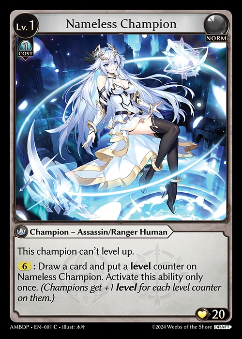 Nameless Champion &mdash; Grand Archive TCG card