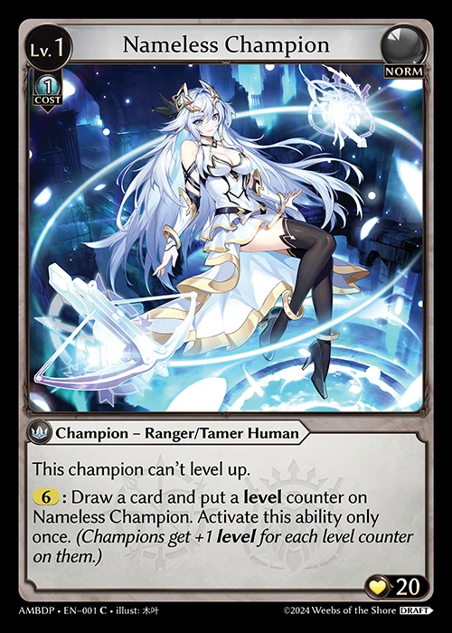 Nameless Champion &mdash; Grand Archive TCG card