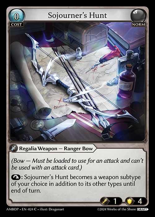Sojourner's Hunt &mdash; Grand Archive TCG card