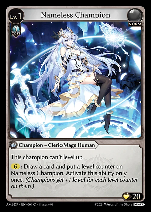 Nameless Champion &mdash; Grand Archive TCG card