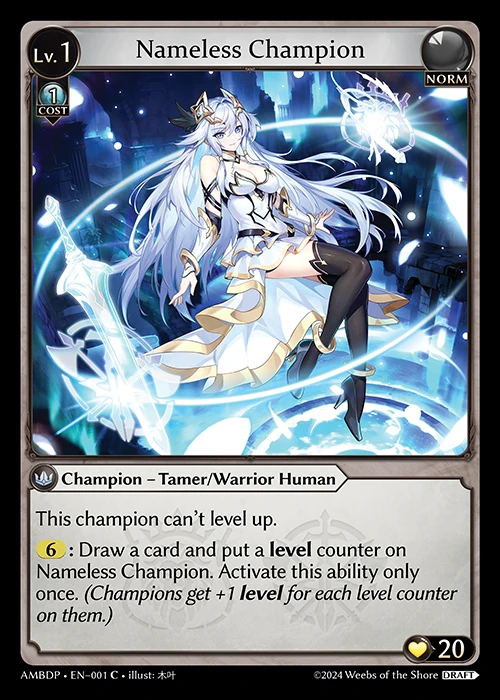 Nameless Champion &mdash; Grand Archive TCG card