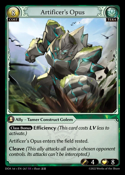Artificer's Opus &mdash; Grand Archive TCG card