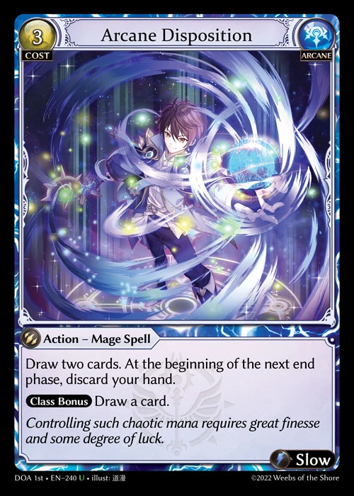 Arcane Disposition &mdash; Grand Archive TCG card