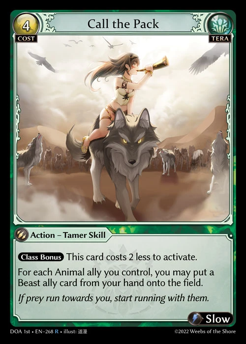 Call the Pack &mdash; Grand Archive TCG card