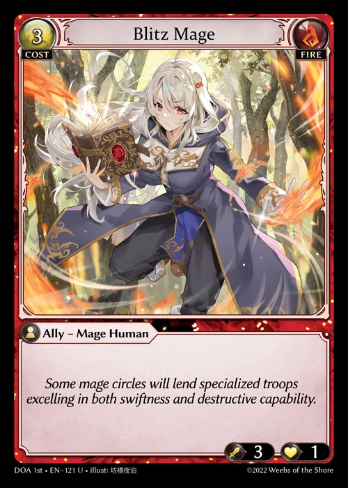 Blitz Mage &mdash; Grand Archive TCG card