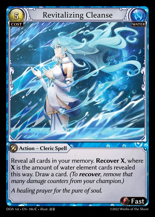 Revitalizing Cleanse &mdash; Grand Archive TCG card