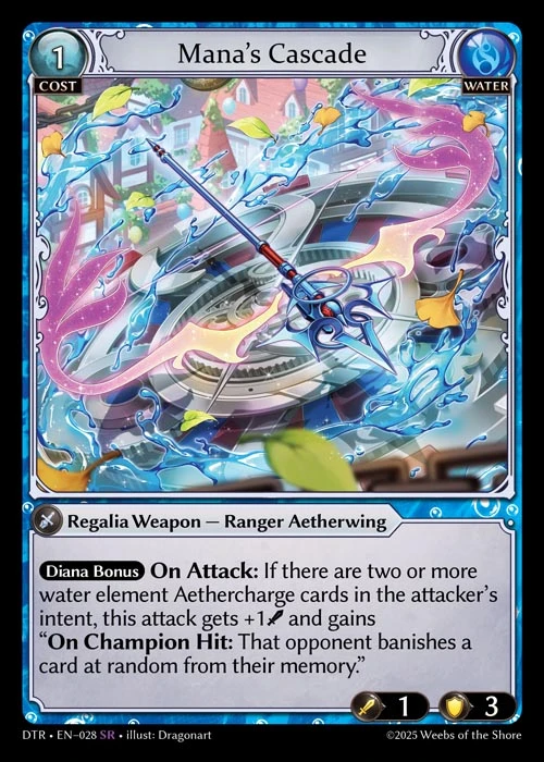 Mana's Cascade &mdash; Grand Archive TCG card