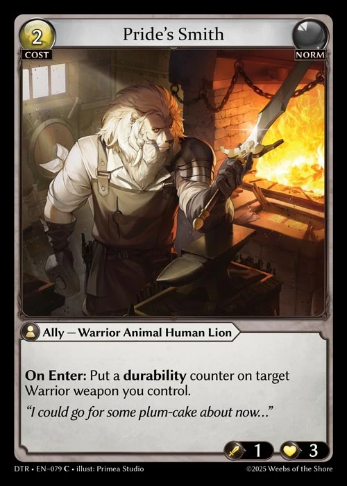Pride's Smith &mdash; Grand Archive TCG card