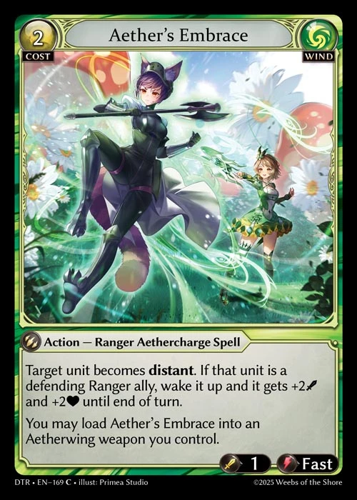 Aether's Embrace &mdash; Grand Archive TCG card