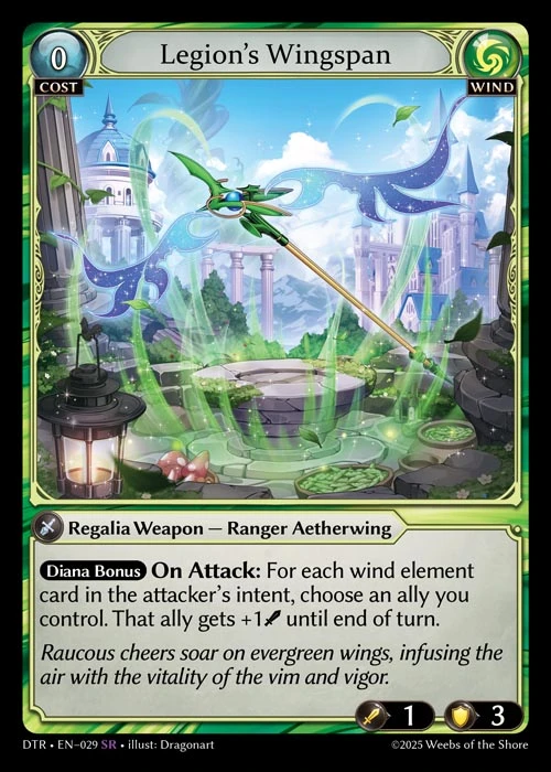 Legion's Wingspan &mdash; Grand Archive TCG card