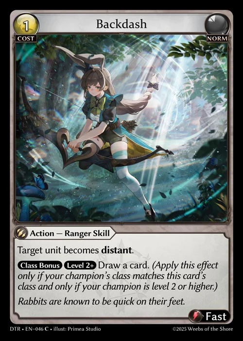 Backdash &mdash; Grand Archive TCG card