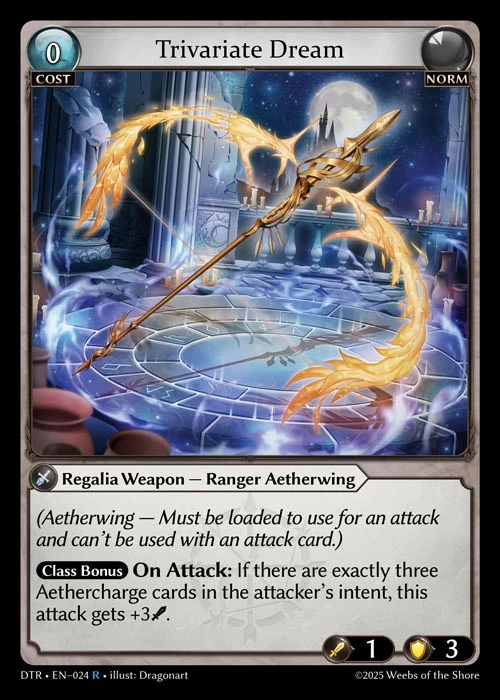 Trivariate Dream &mdash; Grand Archive TCG card