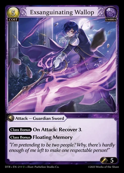 Exsanguinating Wallop &mdash; Grand Archive TCG card