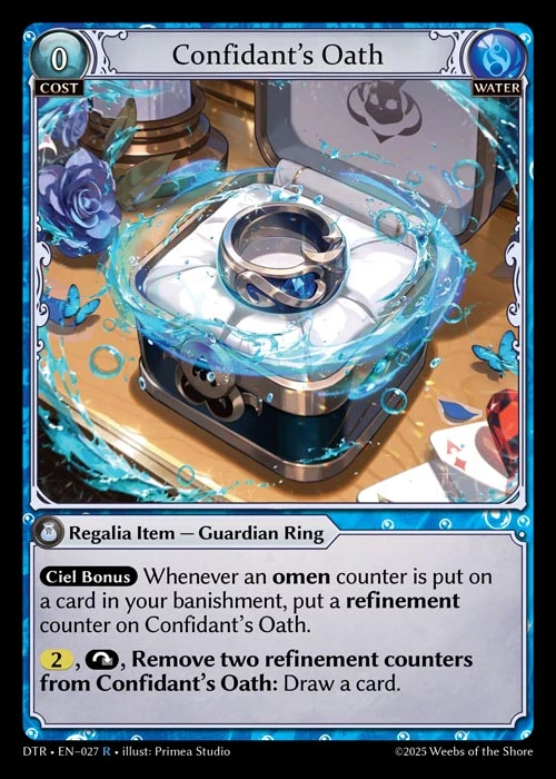 Confidant's Oath &mdash; Grand Archive TCG card