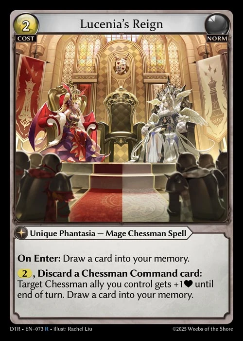 Lucenia's Reign &mdash; Grand Archive TCG card