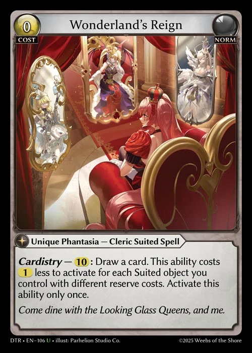 Wonderland's Reign &mdash; Grand Archive TCG card
