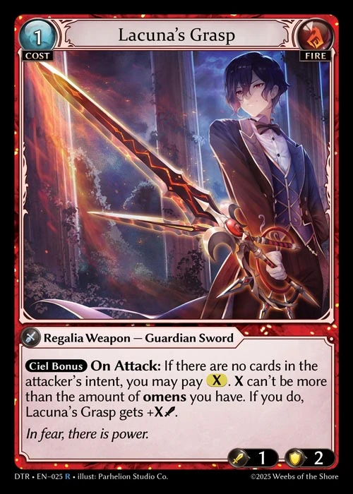 Lacuna's Grasp &mdash; Grand Archive TCG card