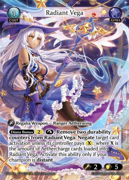 Radiant Vega &mdash; Grand Archive TCG card