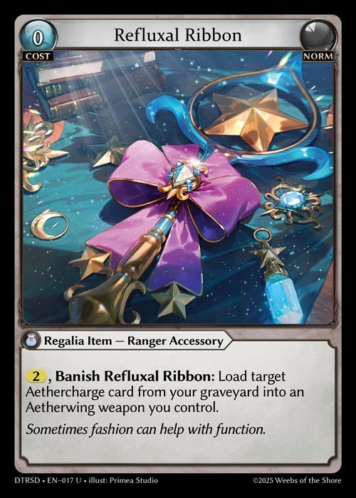 Refluxal Ribbon &mdash; Grand Archive TCG card