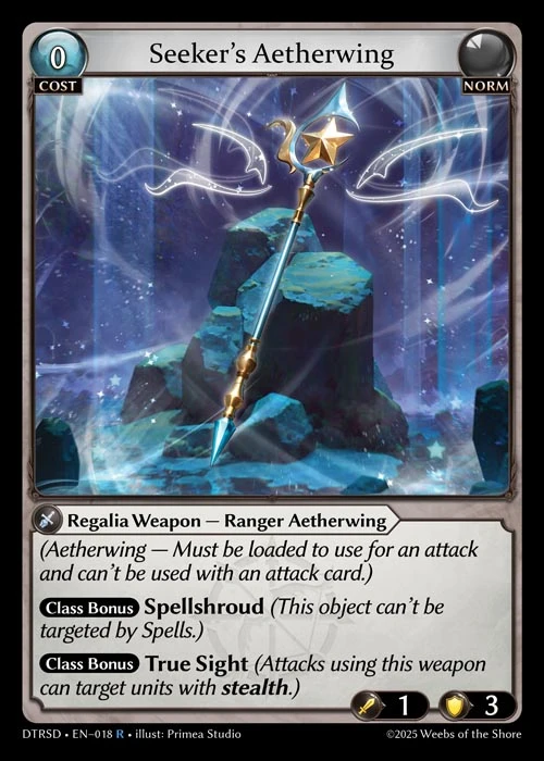 Seeker's Aetherwing &mdash; Grand Archive TCG card