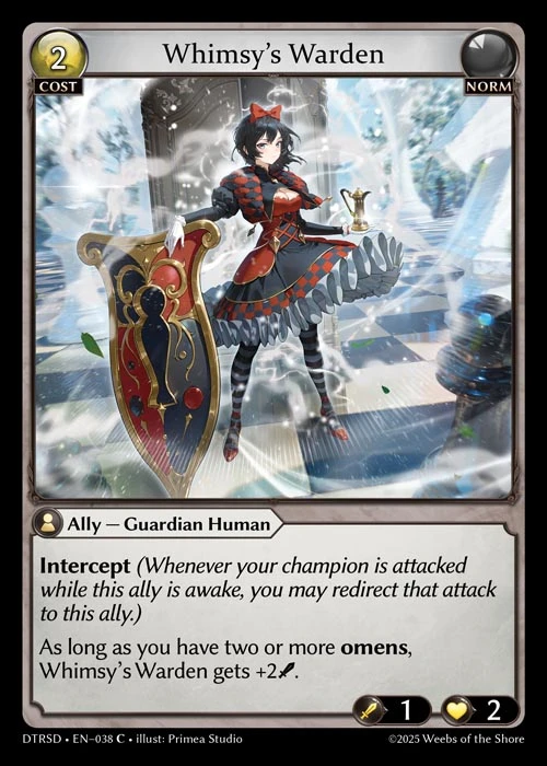 Whimsy's Warden &mdash; Grand Archive TCG card