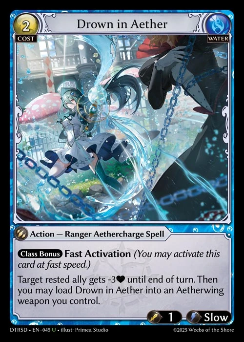 Drown in Aether &mdash; Grand Archive TCG card