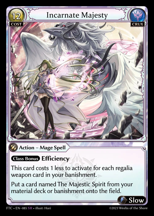 Incarnate Majesty &mdash; Grand Archive TCG card