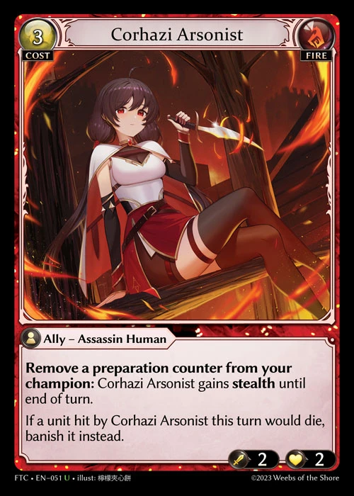 Corhazi Arsonist &mdash; Grand Archive TCG card