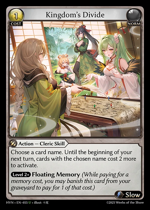Kingdom's Divide &mdash; Grand Archive TCG card