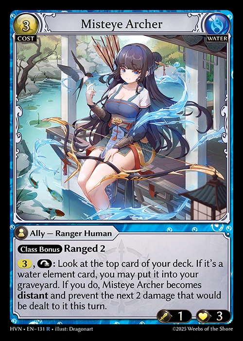 Misteye Archer &mdash; Grand Archive TCG card