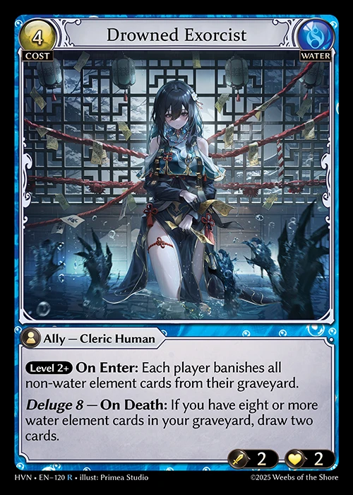 Drowned Exorcist &mdash; Grand Archive TCG card