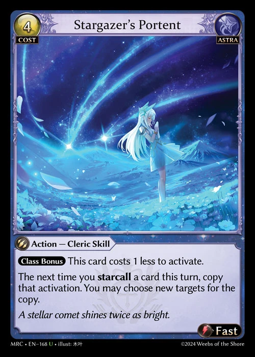 Stargazer's Portent &mdash; Grand Archive TCG card