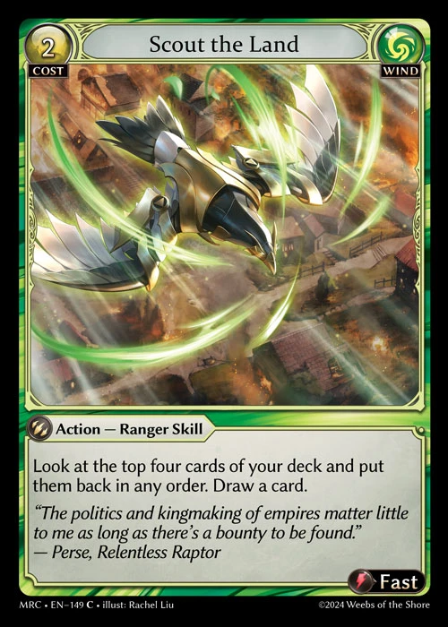Scout the Land &mdash; Grand Archive TCG card