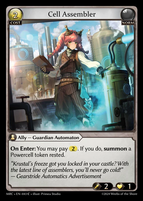 Cell Assembler &mdash; Grand Archive TCG card