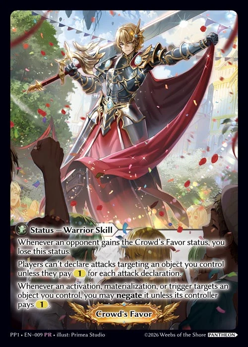 Crowd's Favor &mdash; Grand Archive TCG card