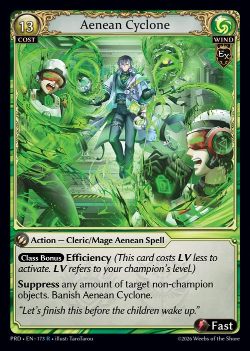 Aenean Cyclone &mdash; Grand Archive TCG card
