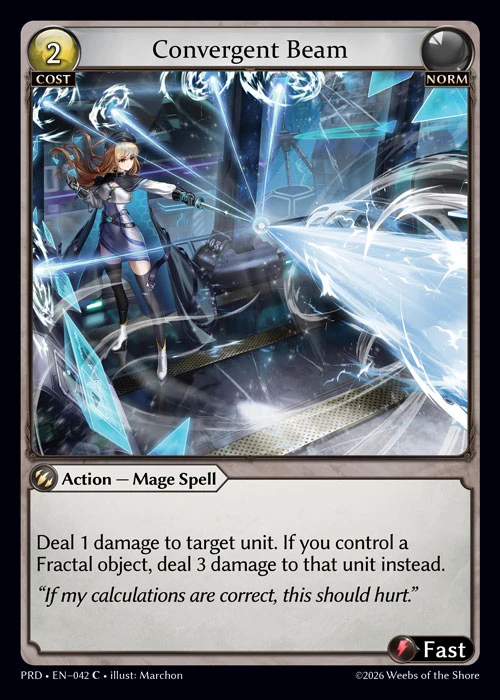 Convergent Beam &mdash; Grand Archive TCG card